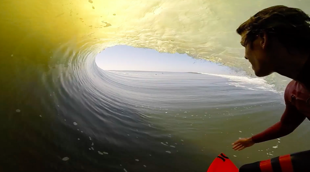Longest barrel with Koa Smith in skeleton bay